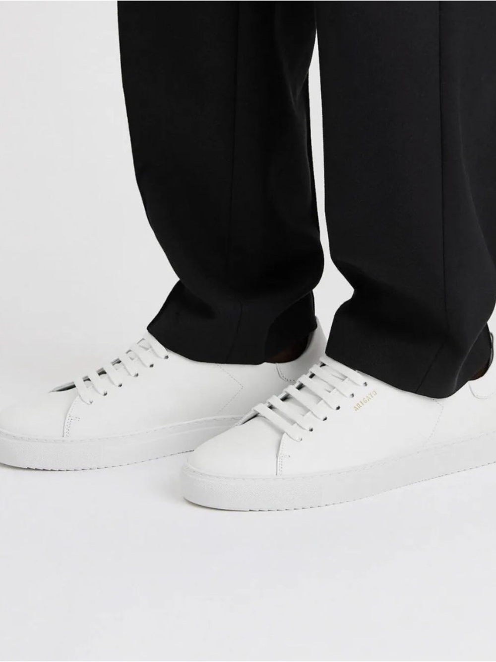 Axel Arigato Men's Clean 90 White Leather Sneakers Size 8 NWOB